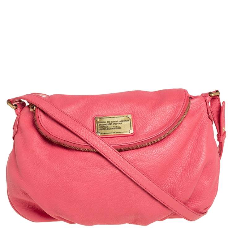 Marc by Marc Jacobs Women'S Coral Leather Crossbody Bag