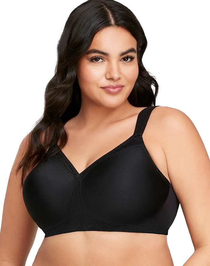 Full Figure Black T Shirt Bra Black