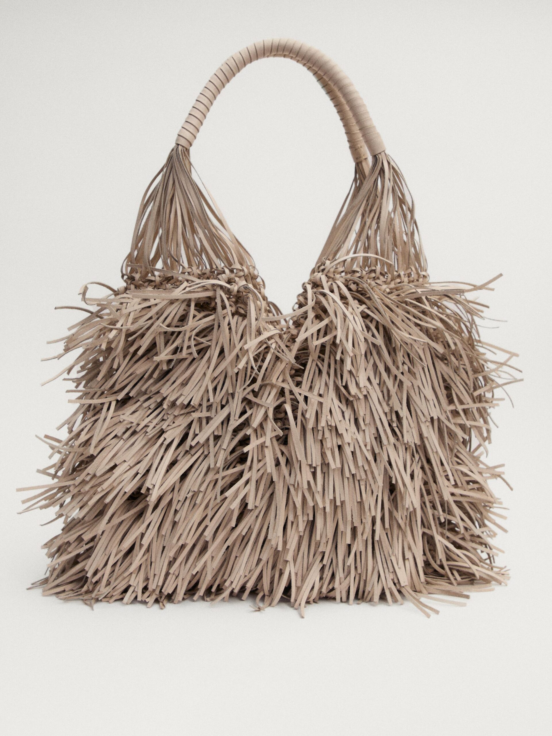 Leather Fringe Bag